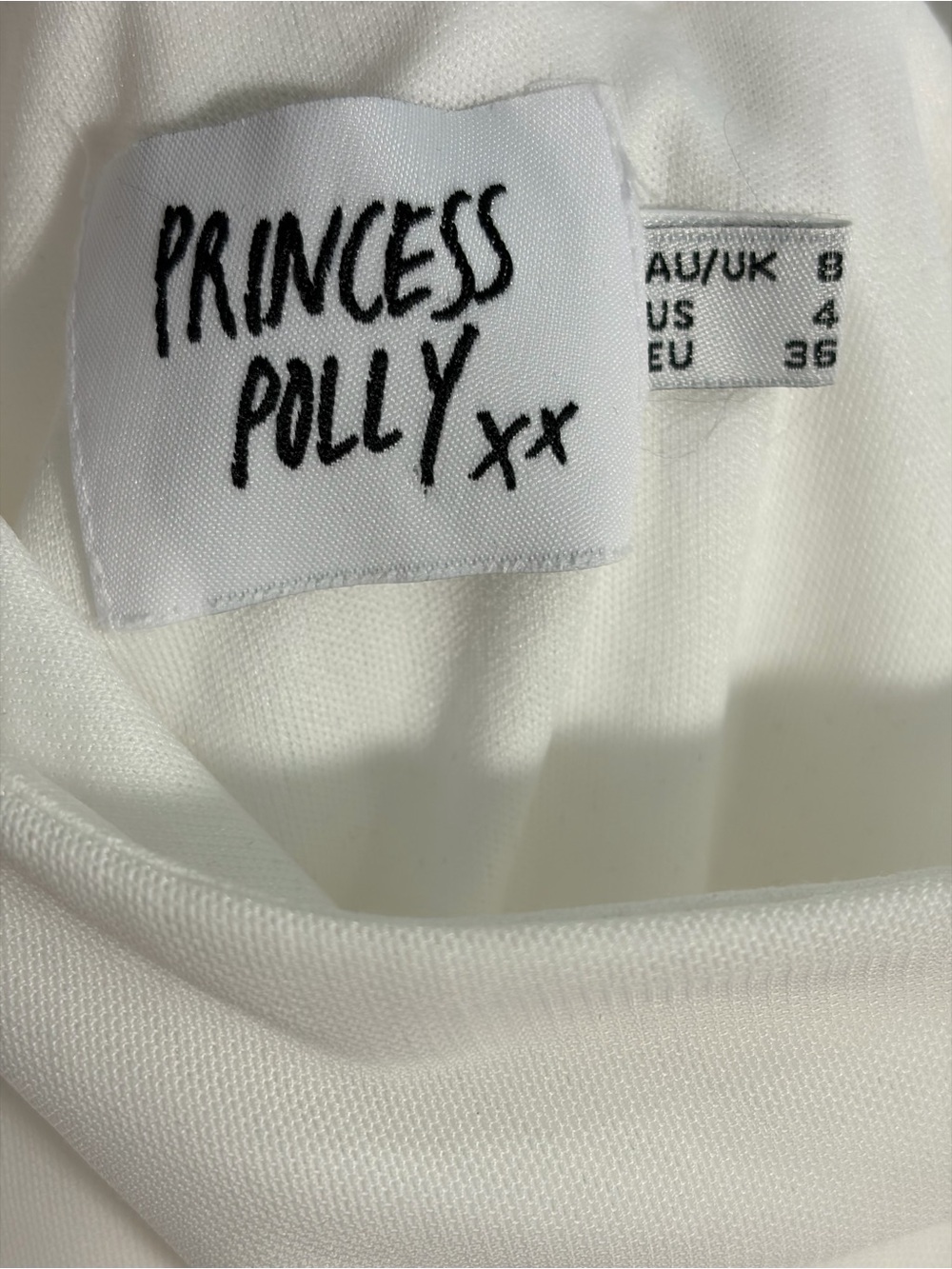 White Ruched One-Shoulder Bodycon Mini Dress (4) - Picture 3 of 11